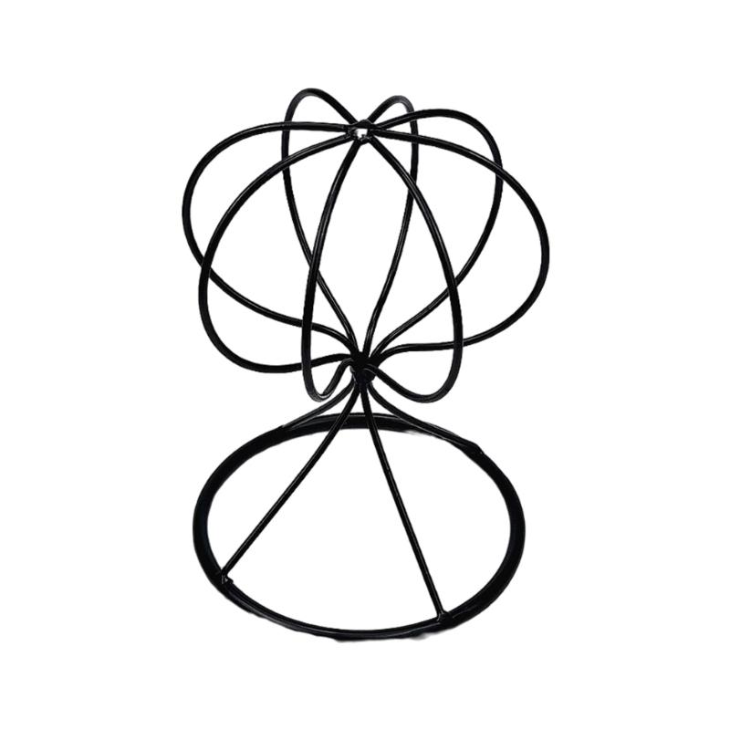 Iron Hat And Wig Display Stand Featuring Modern Designs and Easy Maintenance Home Organization Storage Solution