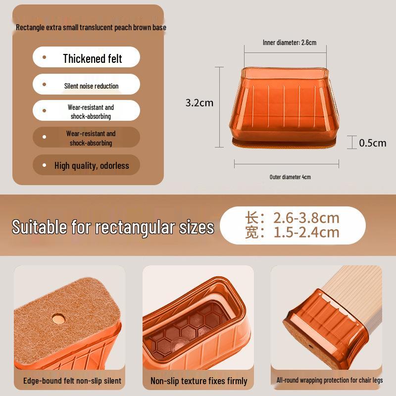 Silicone Chair and Table Leg Covers - Silent, Non-Slip Protection for Furniture