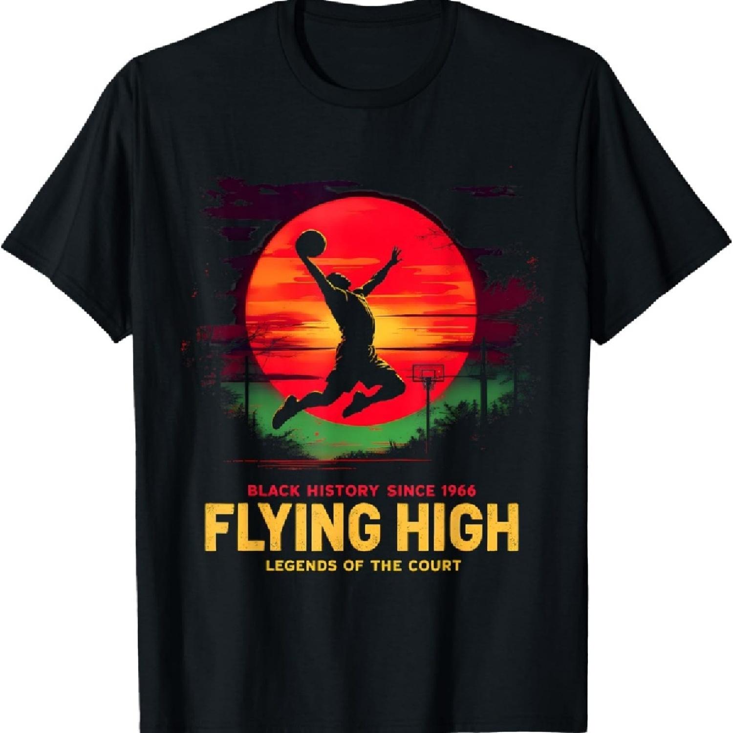

История чернокожих Черное превосходство, Футболка Легенды баскетбола_1 XXXXXL