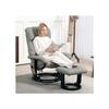 Fauteuil inclinable électrique - MUVOE - Gris - Simili-cuir - Télécommande - Massage bien-être