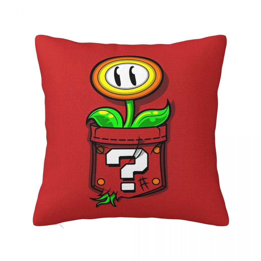 Super Marios Cup Collection Pillowcases Polyester Bed Car Cushion Cover Funny Home Decoration Pillowcase 40*40