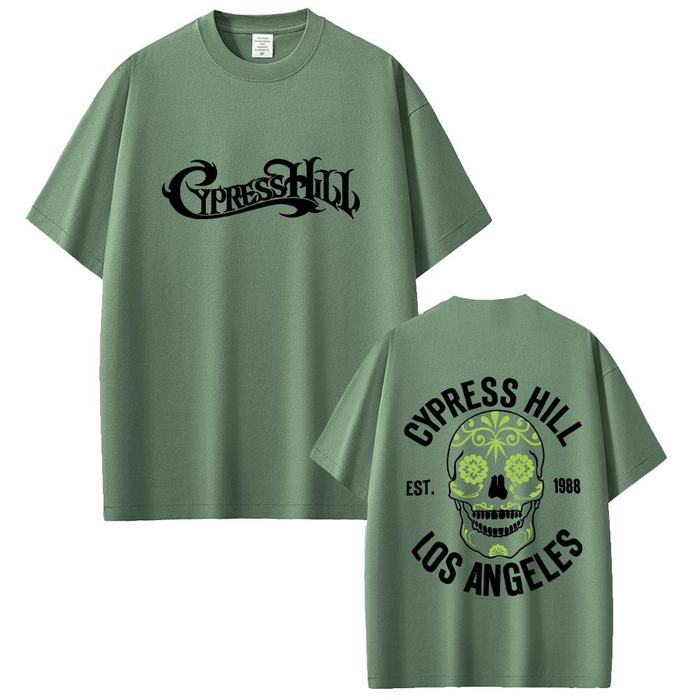 

Rapper Cypress Hill Tshirt Skeleton Graphic T Shirts Men Women Hip Hop Fashion Oversized Streetwear Man Casual Cotton Tshirt 4XL