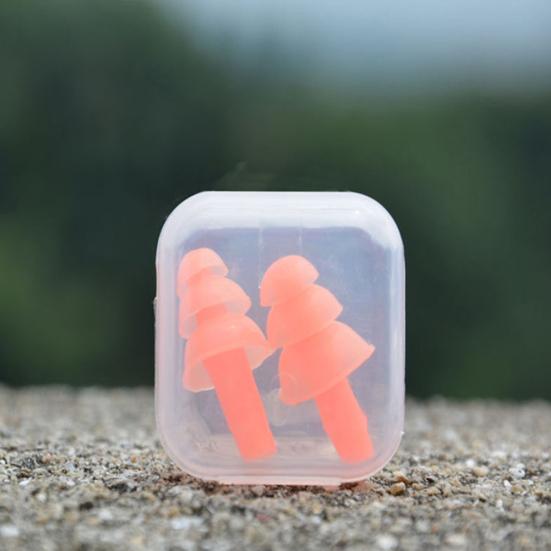 Tragbare Silikon Kinder Kinder Schwimmen Dusche Wasserdicht Ohrstöpsel