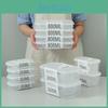 Grade Transparent Safe Food Refrigerator Plastic Storage Box With Lid For Freshness And Freezing