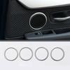 For BMW F46 LCI 2 Series Gran Tourer 2016 2017 2018   Car Interior ABS Silver Sticker Gear Shift Panel Cover Trim