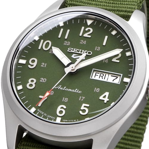 Seiko 5 Sports Automatic Mechanical Watch, Limited Edition, Men's, Made In Japan, SRPG33, Green