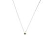 Green Diamond Sparkling Necklace Gypsy Star Pendant Simple Temperament Niche Light Luxury Clavicle Chain