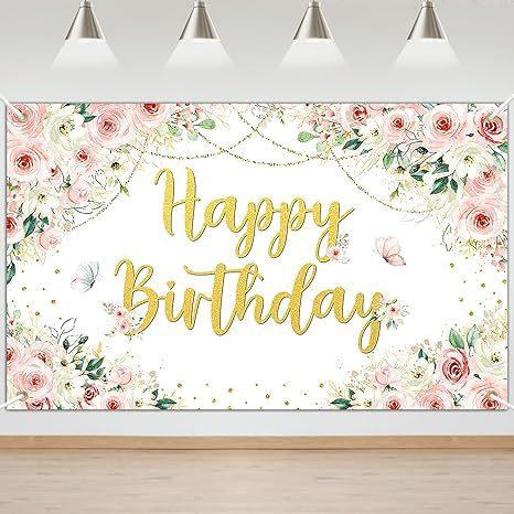 Birthday Party Background Event Decorative Banner Background Indoor and Outdoor Photography Photography Background