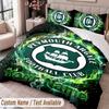 Plymouth Argyle FC Printed Bedding Set Custom Name Text 1 Duvet Cover 2 Pillowcases For Bedroom