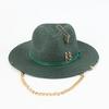 Zomer Strooien Hoeden voor Dames Lint Decoratie Elegante Dames Feestjurk Hoeden Reizen Strand Zon Hoed Chapeau Femme