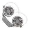 Portable Neck Fan Bendable Wearable USB Rechargeable Hand Free Mini Hanging Fan for Office Travel