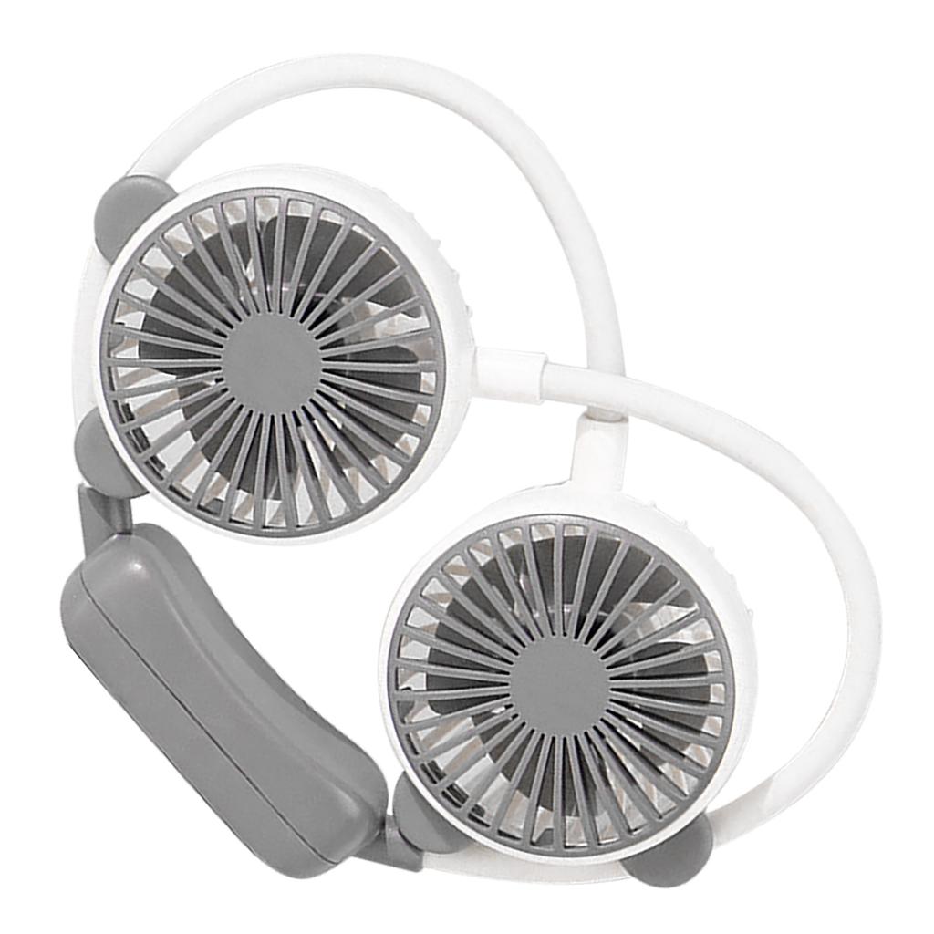 Portable Neck Fan Bendable Wearable USB Rechargeable Hand Free Mini Hanging Fan for Office Travel