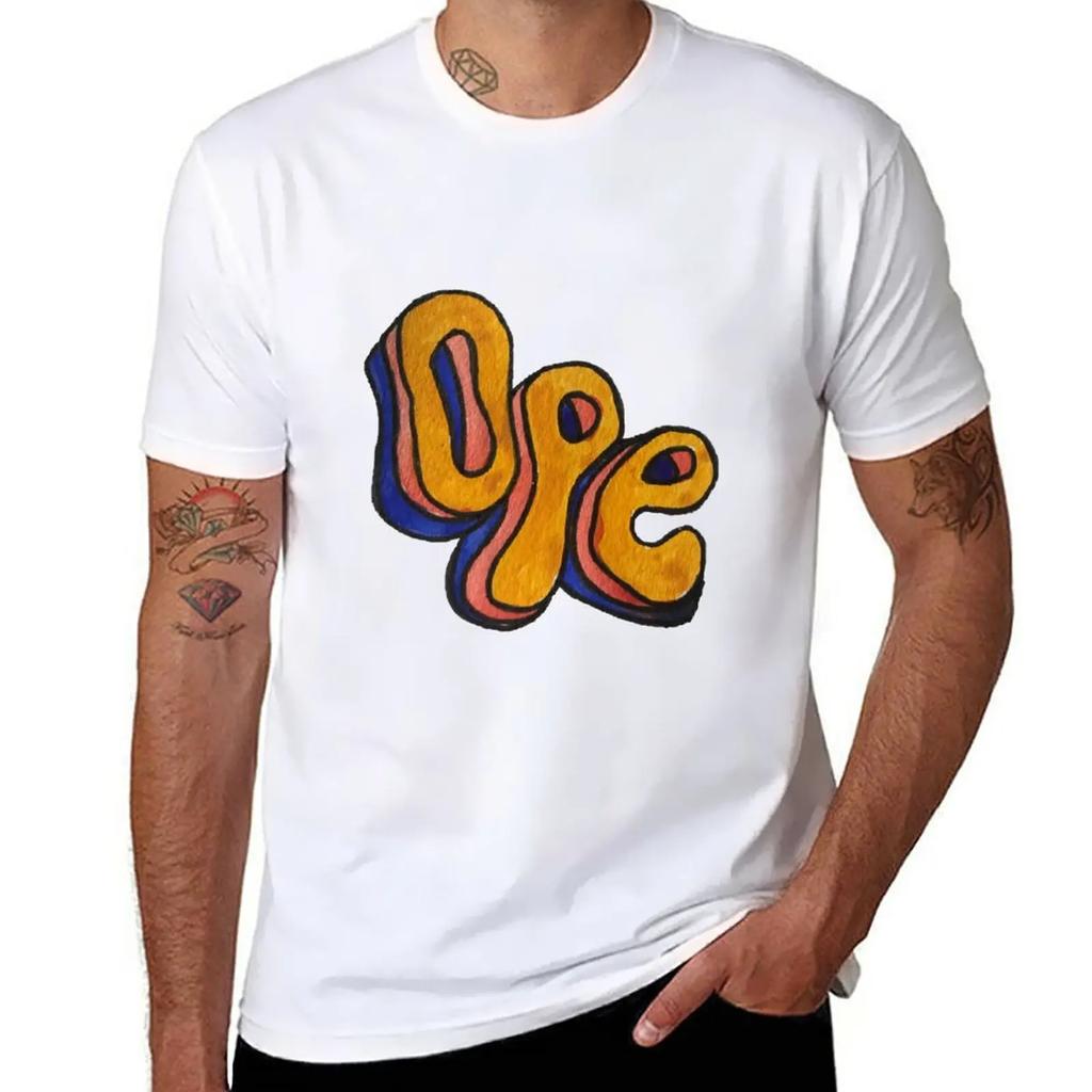 Ope T-Shirt Cute Tops Plus Size Tops T-shirts for Men Cotton