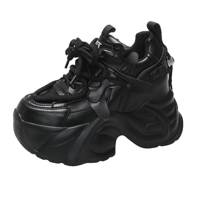 

10.5CM 2024 Women Run Star Sneakers High Top Platform Women Sports Shoes White Black Casual Shoes Vulcanized Shoes Feme 39