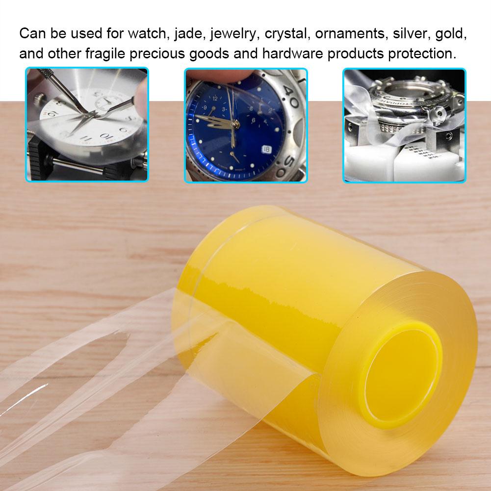 8cm Transparent Anti Static Watch PVC Protective Tape Jewelry Repair Accessory Film