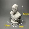 Nordic God of War Kratos Plaster Sculpture Model Countertop Ornaments Modern Sketch Character Statue Crafts Interior Decoration