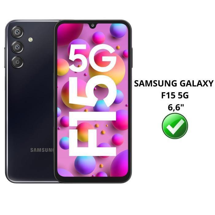 Härdat glas för Samsung Galaxy F15 5G [4-pack] Skärmskydd av glasfilm Phonillico