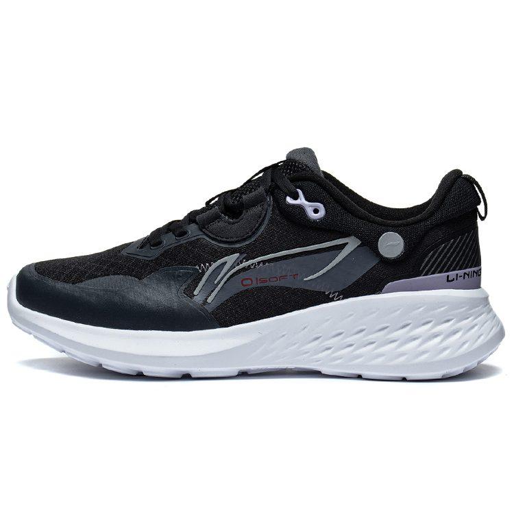 Li Ning Soft Element Abrasion Resistant Breathable Low Top Sports Casual Shoes Women's Black AGLT008-2