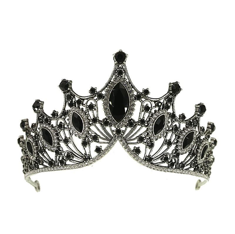 Bridal Crown Handmade Jewelry Rhinestone Tiara Queen Crown Children's Hair Accessories Adult