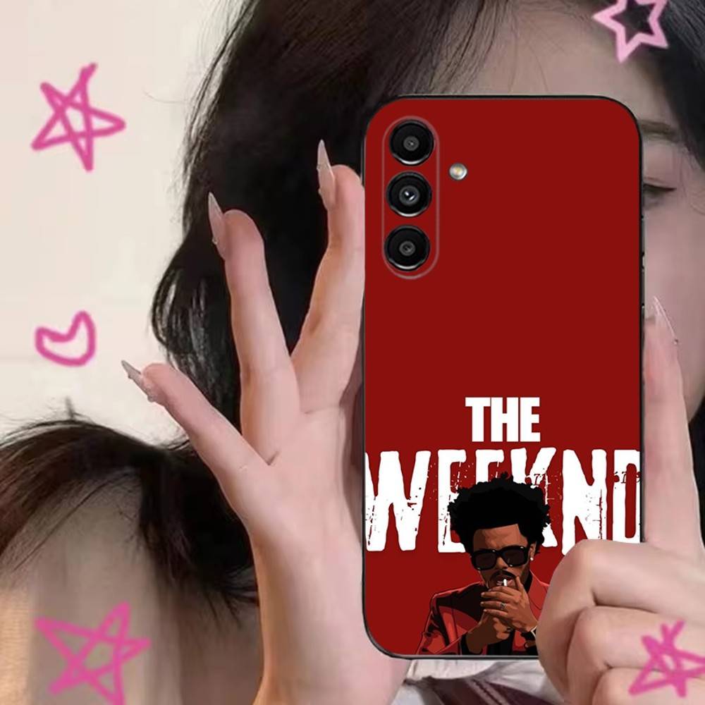 The W-Weeknd Phone Case For Samsung S24,S21,S22,S23,S30,Ultra,S20,Plus,Fe,Lite,Note,10,9,5G Black Soft Cover