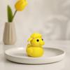 3D Printed Duck Figurine, Funny Cat/Dog/Lamb Duck Statue, Cute Animal Desktop Ornament for Office, Home Decor, Car Dashboard Accessory