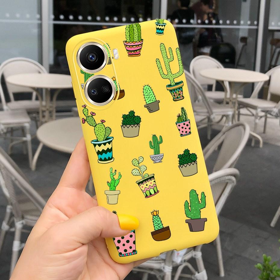 Cute Silicone Case For Huawei Nova 10 SE 2022 Fashion Girl Flower Phone Case For Huawei Nova 10 Pro Nova10 10Pro Soft Back Cover