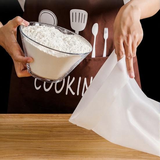 Kneading Dough Bag Silicone Dough Mixing Bag Reusable Hands-free No Stick Kitchen Tool for Mixing Resting Storage