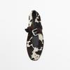 MD  Shoes New Leather Flat Shoes Leopard Print Horse Hair Mary Jane Shoes Comfortable Fashion Ballet Shoes