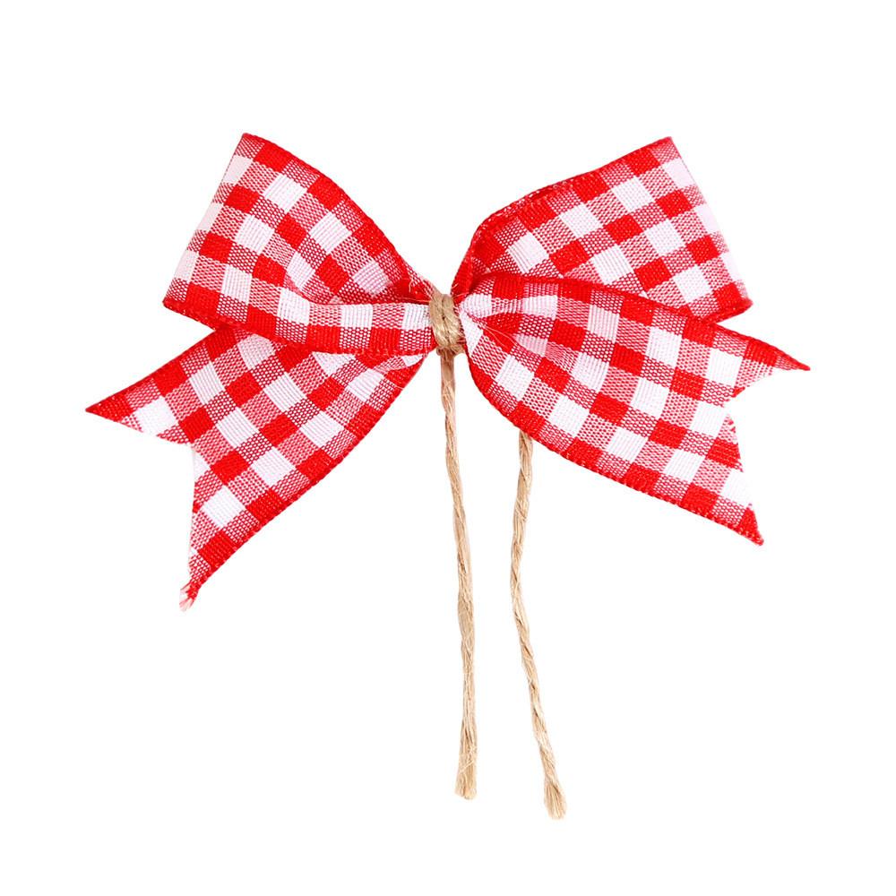 

И Европейские Уютные Американские Рождественские Банты Красного и Черного Цвета Для Веселья и Праздничного Настроения RedWhite Bow