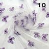 50*130cm 3D Vivid Butterfly Lace Mesh Fabric Exquisite Sheer Embroidery Soft Tulle Yarn For DIY Sewing Wedding Dress Cloth Craft