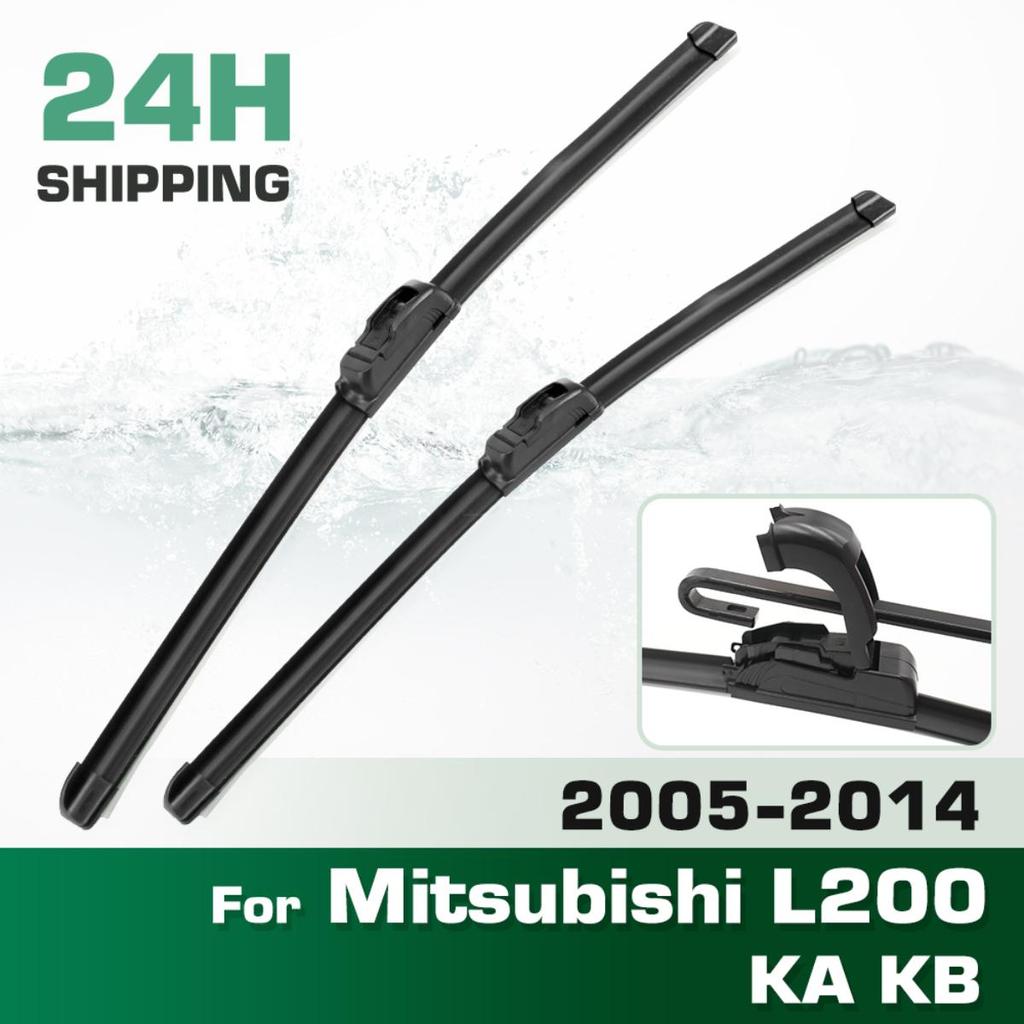 For Mitsubishi L200 KA KB 2005-2014 2006 2007 2008 2009 2010 Wiper Front Wiper Blades Windshield Windscreen Window Brush 21"+19
