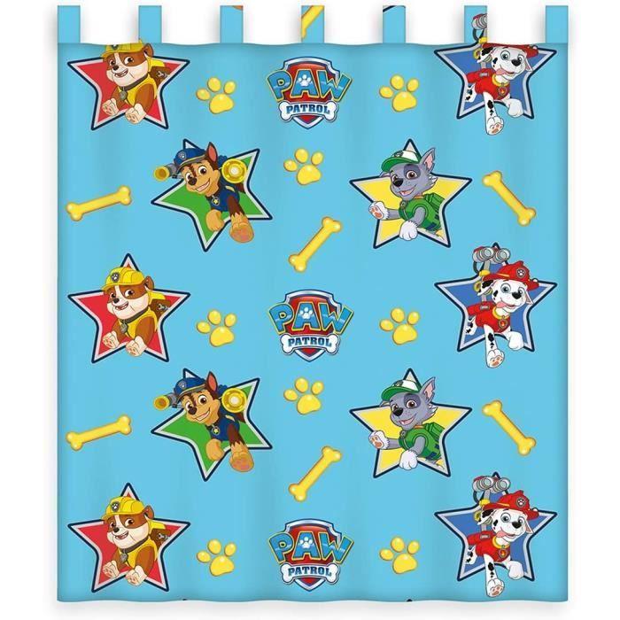 Rideau - Herding - La Pat' Patrouille - Transparent - 140 x 160 cm - Polyester Oeko-Tex