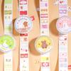 Glitter Sand Washi Cute Washi Glitter Sand Label Gift Decoration Cream Label Stickers Tape, Scrapbook, Tape, Card/Gift Wrap,