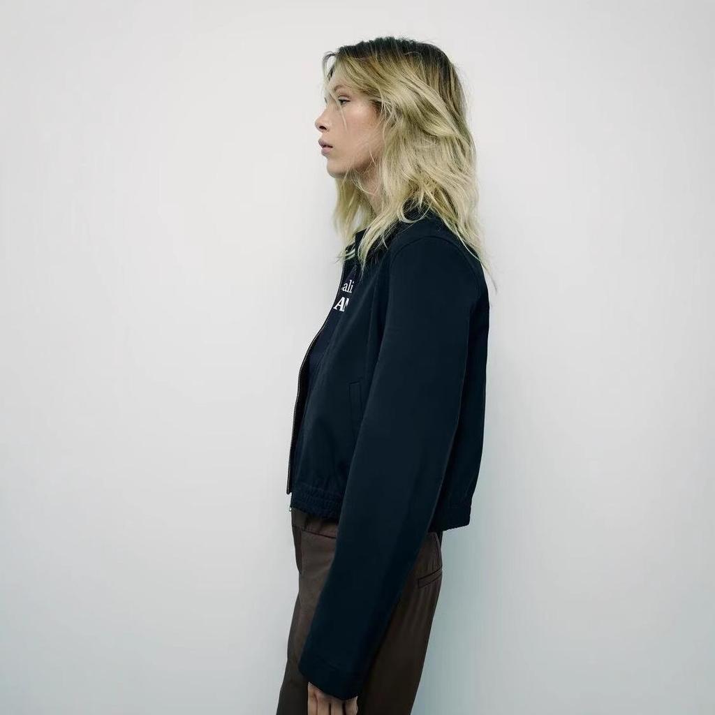 2024 Autumn Women's Slimming Turn-Down Collar Long-Sleeve Jacket