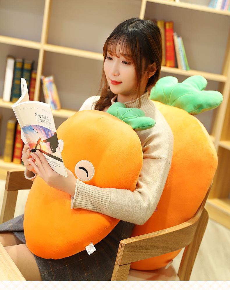 Children's Educational Carrot Doll Hand Warmer Pillow & Sofa Cushion Gift