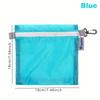 1PC Nylon Ultra Light Zipper Storage Bag Outdoor Organizer Backpack Rain Cover with Hook Waterproof Camping Hiking Swimming Bags