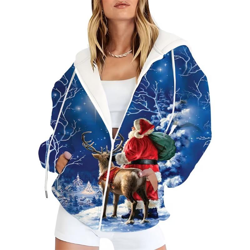 Women's Autumn and Winter Zipper Sweatshirt