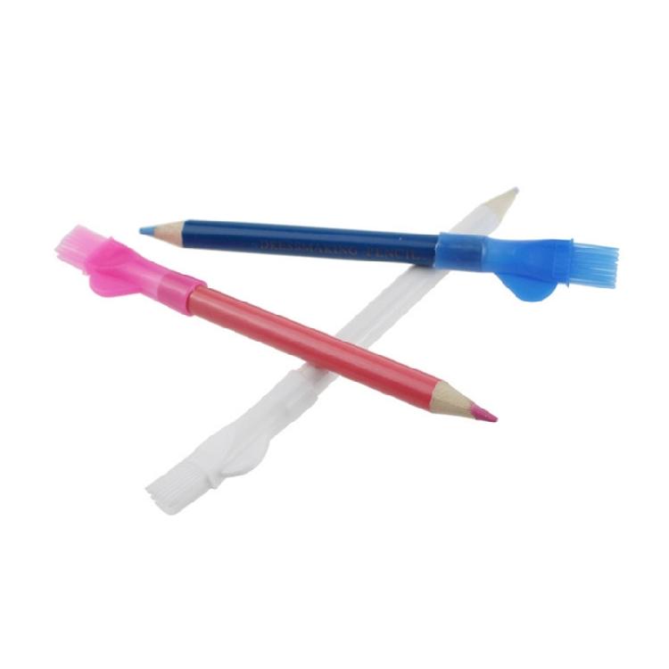 

3 Pcs Fabric Marker Pencil ewing Fabric Pencils Dressmaker s Fabric Chalk with Brush for Sewing 1