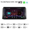 Pro UAZ Patriot 3 2016 - 2021 S knoflíkem Android Autorádio Multimediální přehrávač Navigace Stereo GPS 2 Din Carplay 2+32GB