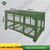 5325 Heavy-Duty Folding Mesh Container with Wheels