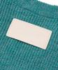 Doffjason Loose Fit Curly Knit Vest Teal Green