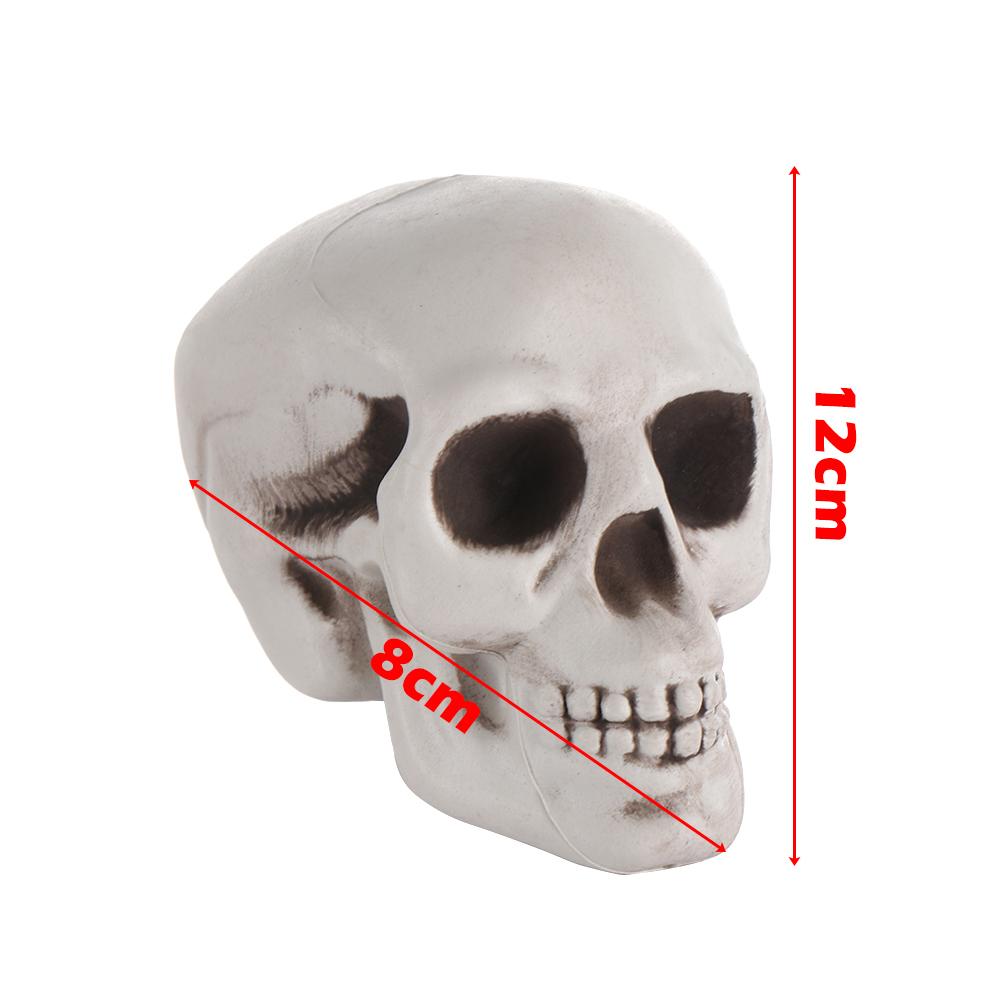 All Size Terrible Human Skeleton Skull Head Halloween Props Skeleton for Bars/Coffee Bars/Haunted Houses/Halloween Party Decor