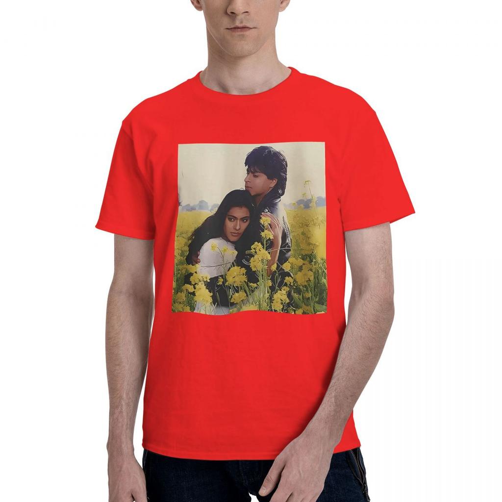 Dilwale Dulhania Le Jayenge Srk Shahrukh Khan 100 Cotton Casual Breathable Confortable Tshirt Funny Ugus TShirts Mens Gifts