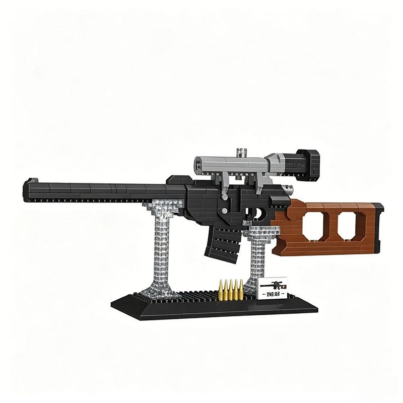 Building Blocks Simulation Toy Gun Sets Army Combat Submachine DIY Bricks Creative Teens Educational Desktop Decor Holiday Gifts