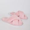 Fall 2025 New Cross-strap Flat Cotton Slippers Women's Plus Size Casual Home Indoor Wool Slippers
