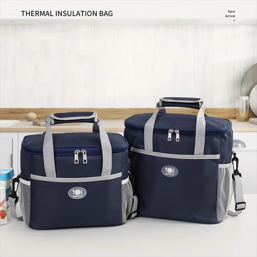 Insulated Lunch Bag,Reusable Freezer Cooler Bag,Office School Picnic Beach,Adjustable Shoulder Strap,Suitable For Kids/Adults