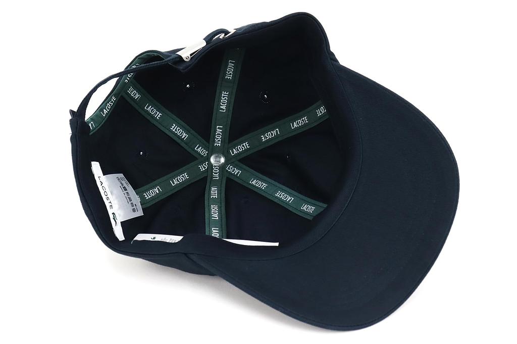 Hat Front Blank 6 Panel Cap Navy [Lacoste] [Official] Men's