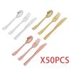 Disposable Cutlery Set Premium Supplies Dinnerware Utensil for Catering Events Festival Restaurant Weddings Dessert Shop