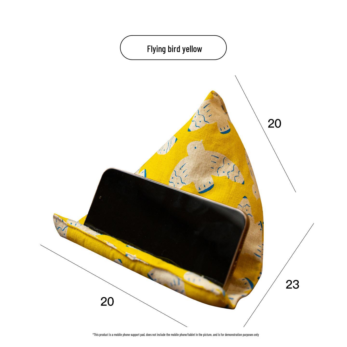 Creative Bird Cloth Mobile Phone Holder - Cute Portable Stand for Desktops