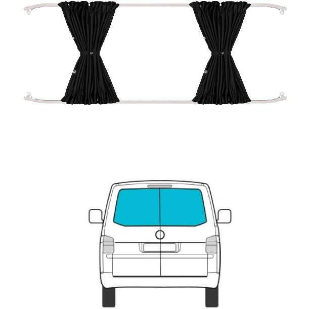 Van Camper Window Curtain Kits Sun Shade Side Center Barn Door Privercy UV Protection Curta For VW Transporter T5 T6 T6.1